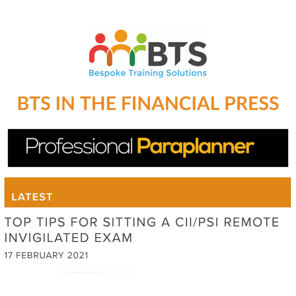 Professional Paraplanner Top Tips for Remote Exams