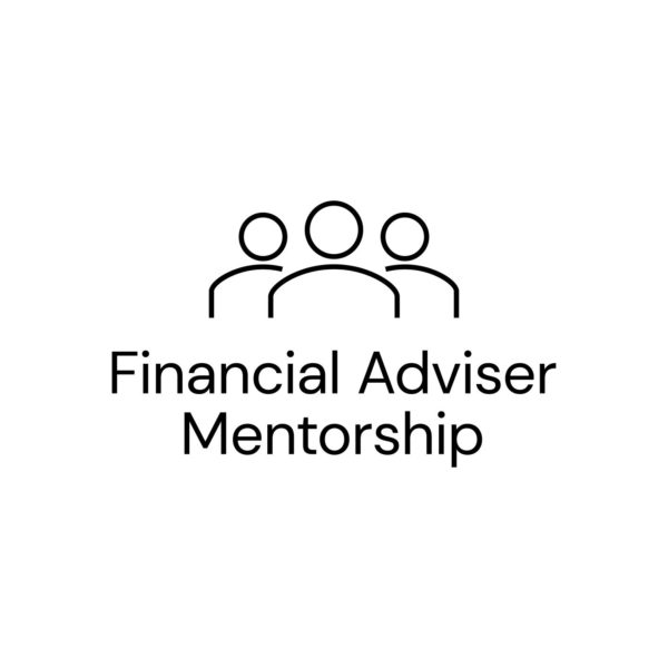 Financial Adviser Mentorship logo outline of three people